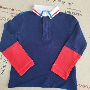 Jacadi long sleeve polo shirt